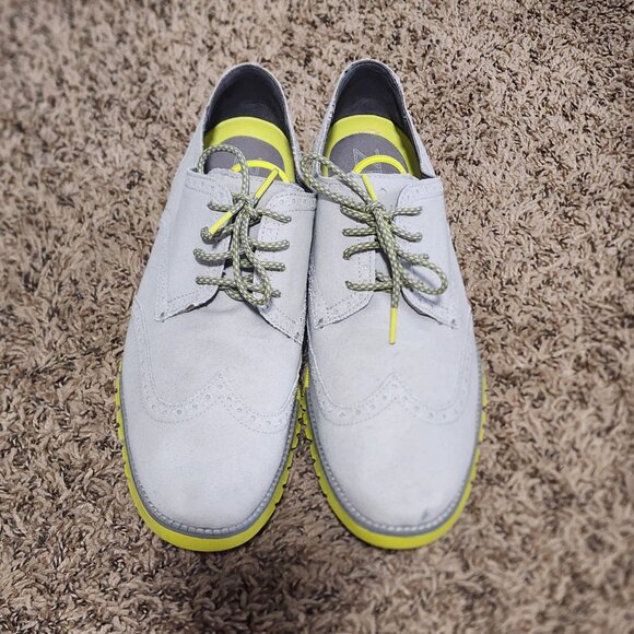 Men's Cole Haan Zerogrand Oxford Size 10 Gray Casual Lightweight - Picture 4 of 8